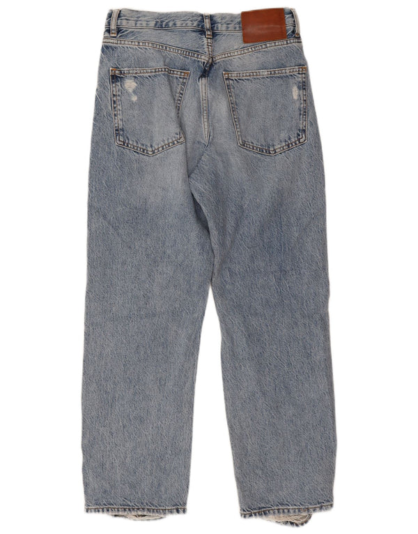 Zara Γυναικεία στραβά τζιν EU 38 Small W28 L27 Blue