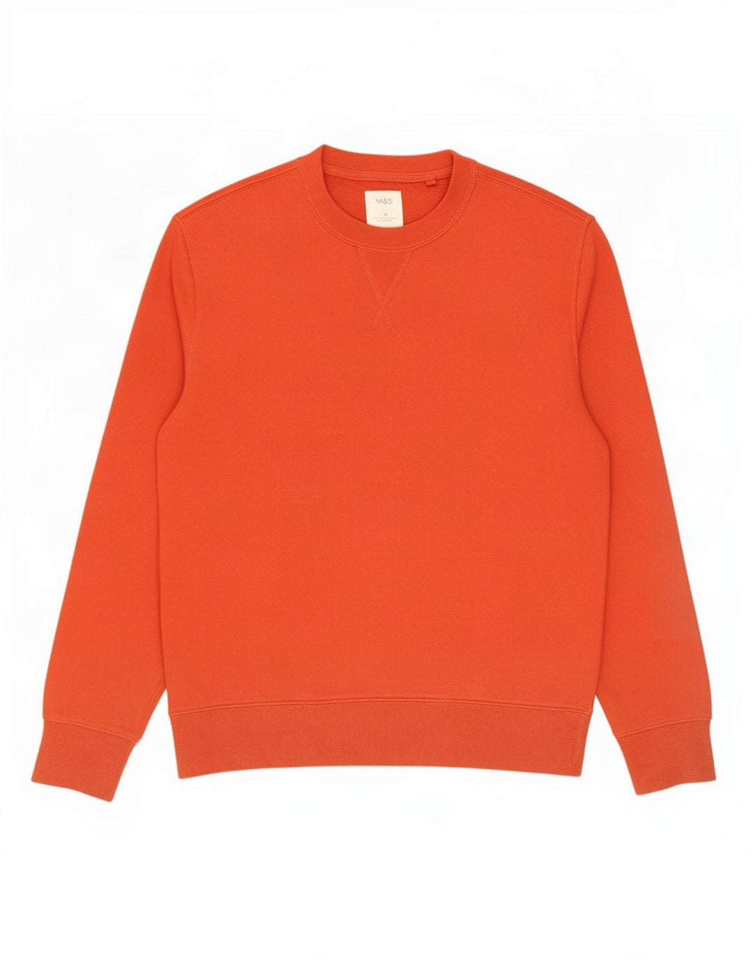 Ανδρική φούτερ Marks & Spencer Jumper Μεσαίο κόκκινο βαμβακερό