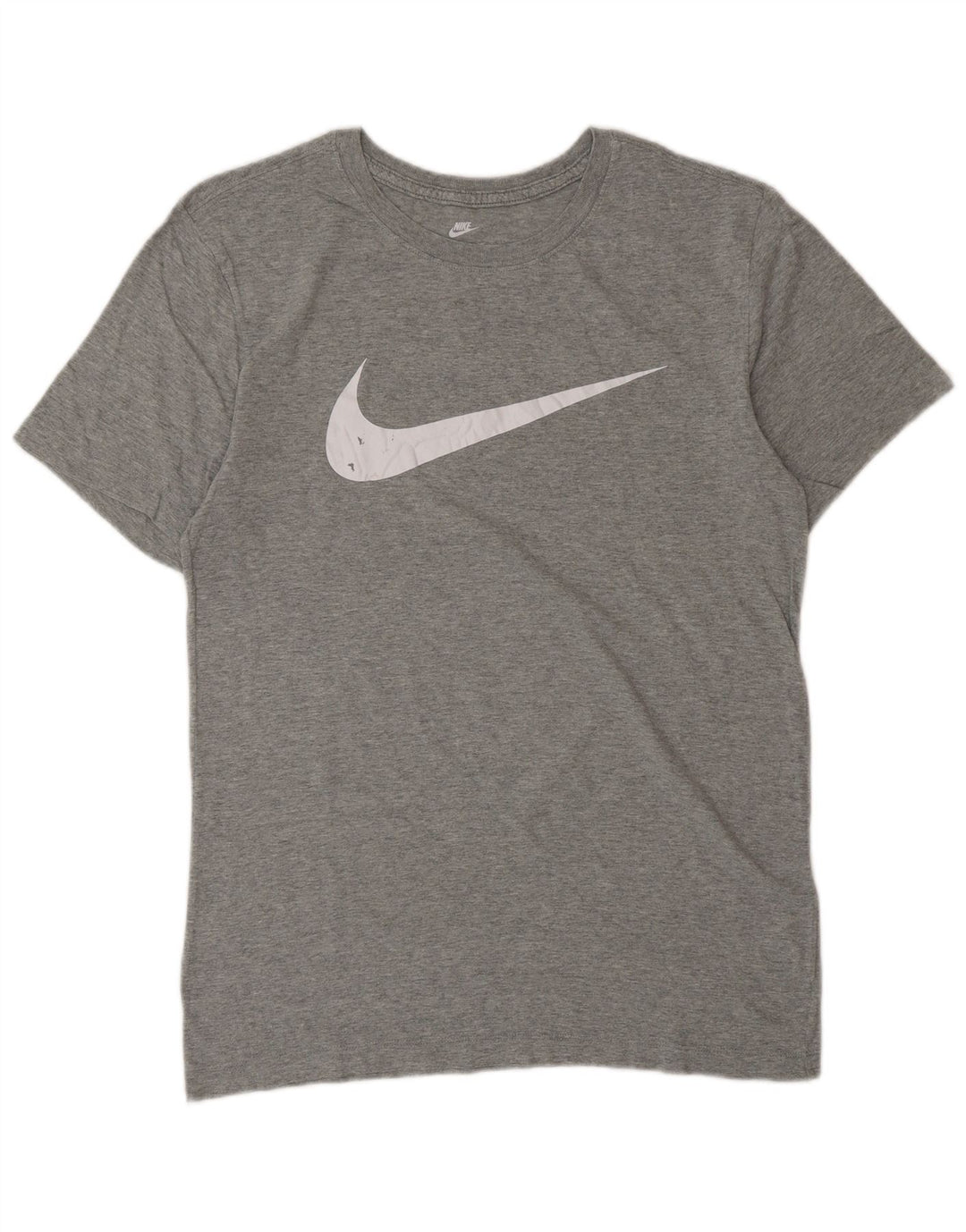 Ανδρικό γραφικό μπλουζάκι Nike, μικρό γκρι βαμβακερό