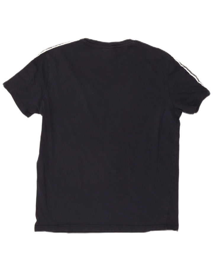 Ανδρικό γραφικό μπλουζάκι Champion Top Medium Navy Blue βαμβακερό