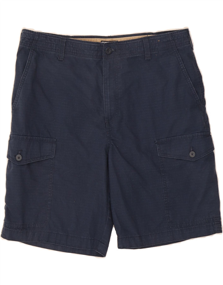 IZOD Mens Cargo Shorts W34 Large  Navy Blue Cotton Vintage Izod and Second-Hand Izod from Messina Hembry 