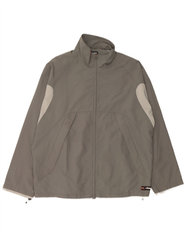 Ανδρική φόρμα Lotto Top Jacket XL Grey Colourblock Polyester