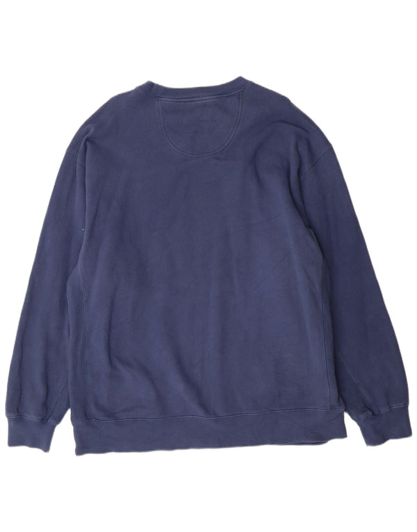 Ανδρικό ψηλό φούτερ Izod Jumper XL Navy Blue Cotton