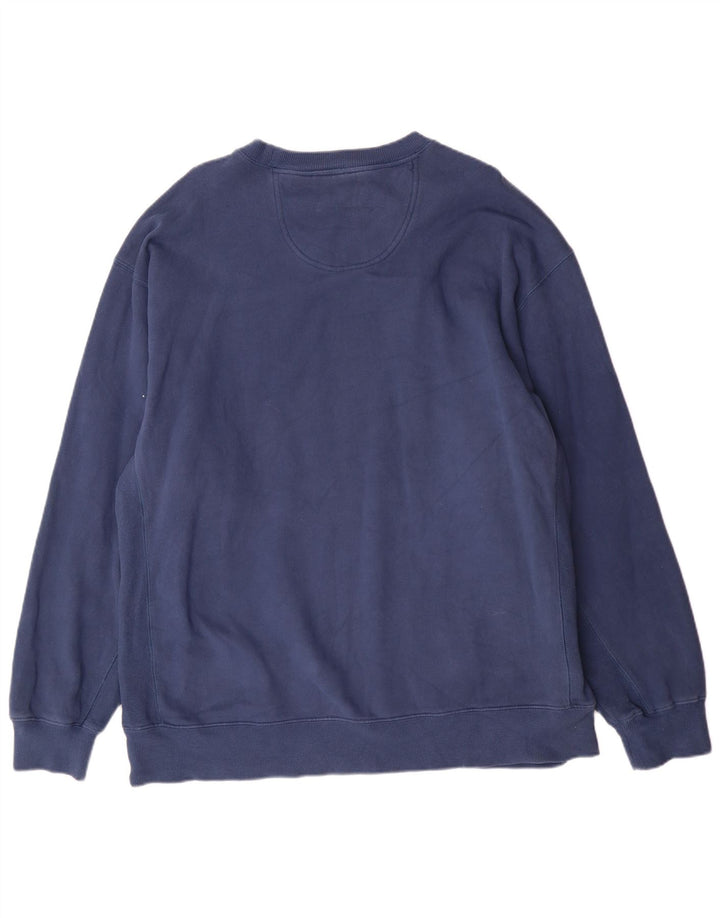 Ανδρικό ψηλό φούτερ Izod Jumper XL Navy Blue Cotton