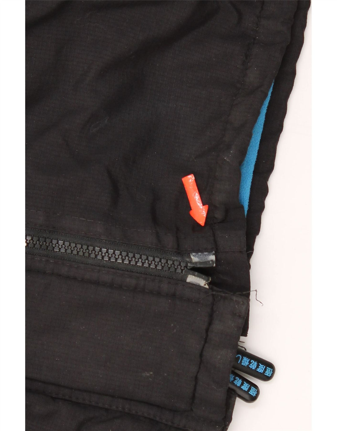 Ανδρικό τζάκετ με κουκούλα Superdry UK 38 Medium Black Nylon