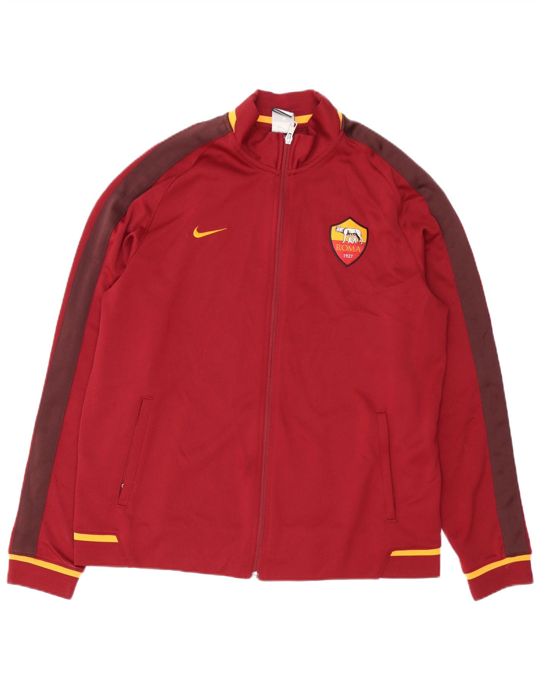 Ανδρική φόρμα NIKE As Roma Top Jacket XL Red Colourblock Polyester