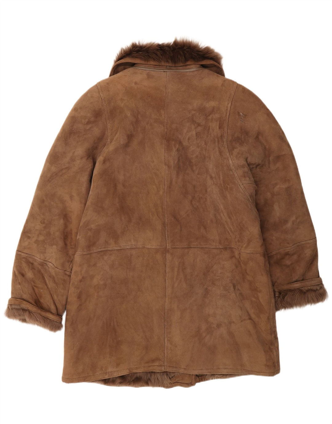 Vintage Γυναικείο Shearling Jacket IT 46 Large Brown Classic