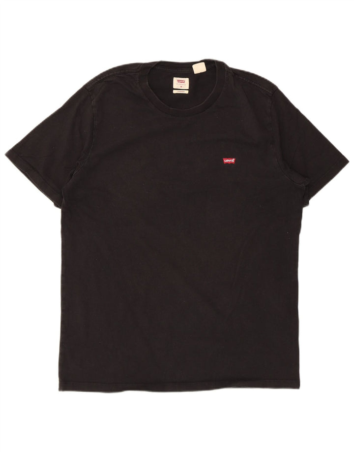 LEVI'S Mens Standard T-Shirt Top Medium Black Cotton