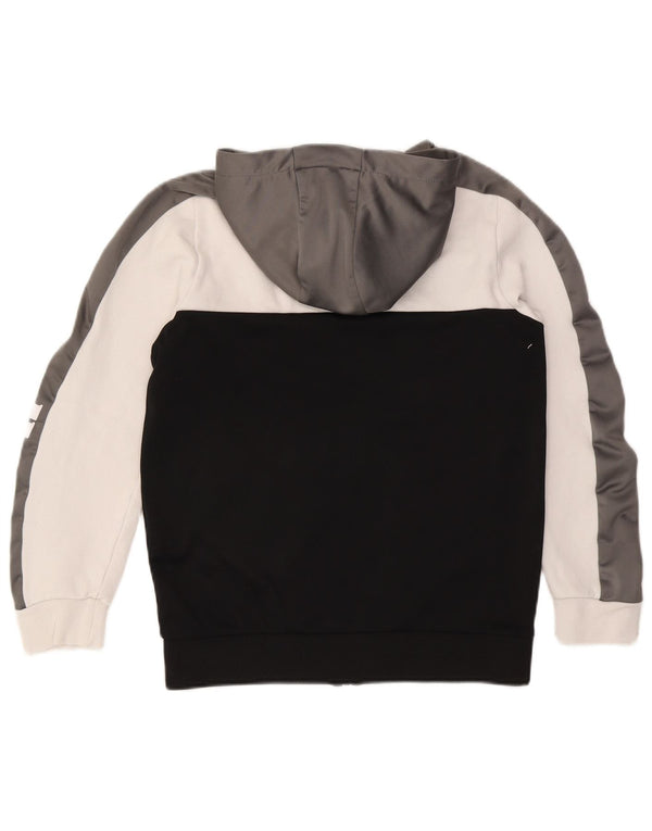 Ellesse Boys Graphic Zip Hoodie πουλόβερ 13-14 ετών Μαύρο Colourblock