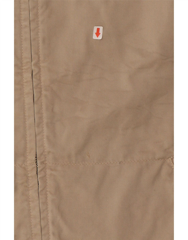 Vintage Ανδρικό Bomber Jacket UK 40 Large Beige Βαμβακερό