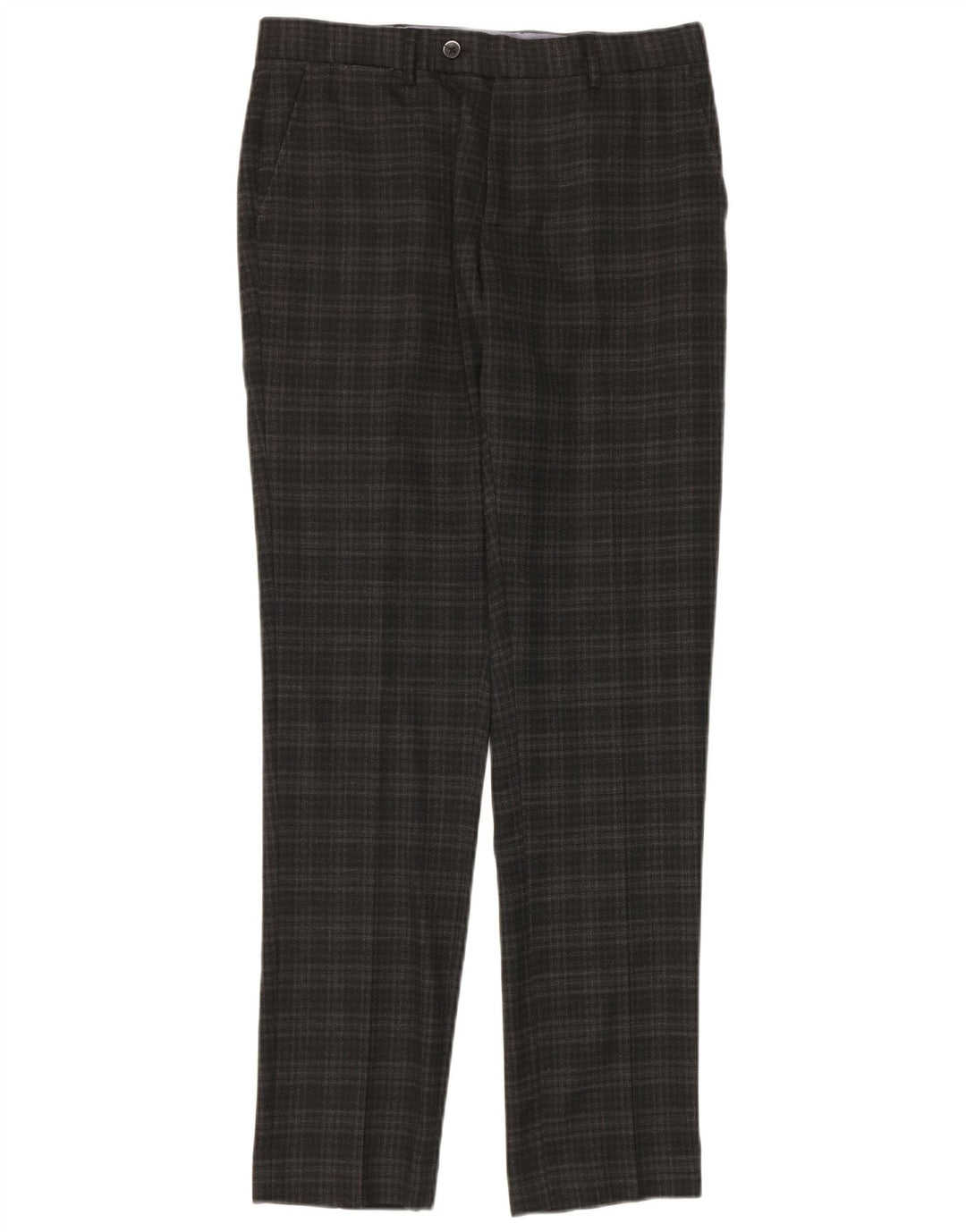 Ανδρικό παντελόνι Slim Suit Penguin W30 L32 Grey Check Polyester