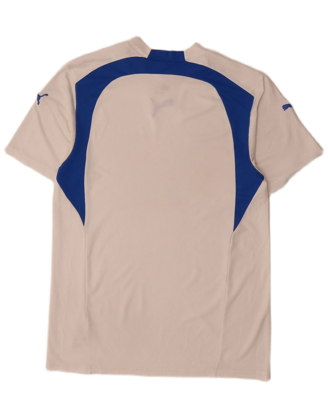 Ανδρικό T-Shirt Puma Top Small White Colourblock Polyester