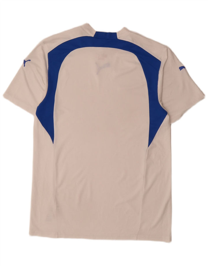 Ανδρικό T-Shirt Puma Top Small White Colourblock Polyester