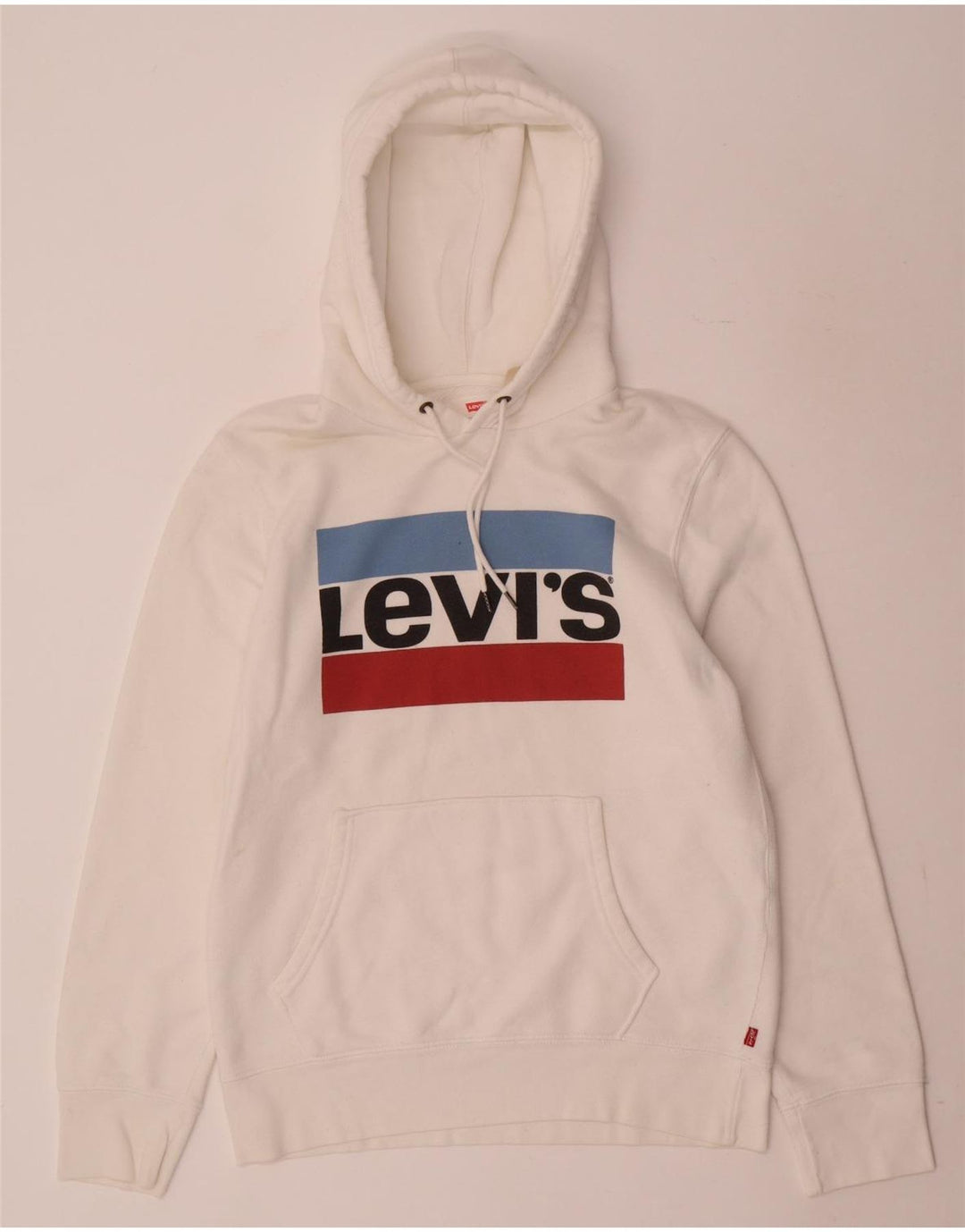 Ανδρικό γραφικό κουκούλα Levi's Μικρό λευκό βαμβακερό