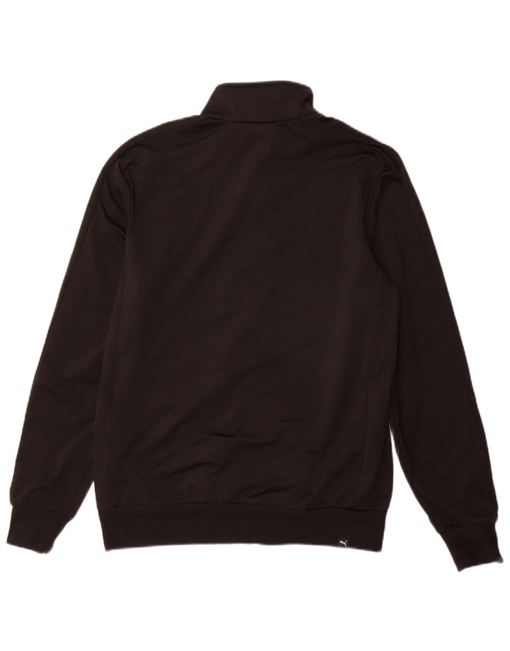 Ανδρική φόρμα αθλητικής φόρμας PUMA γραφικό Top Jacket Μεσαίο Μαύρο Πολυεστέρα