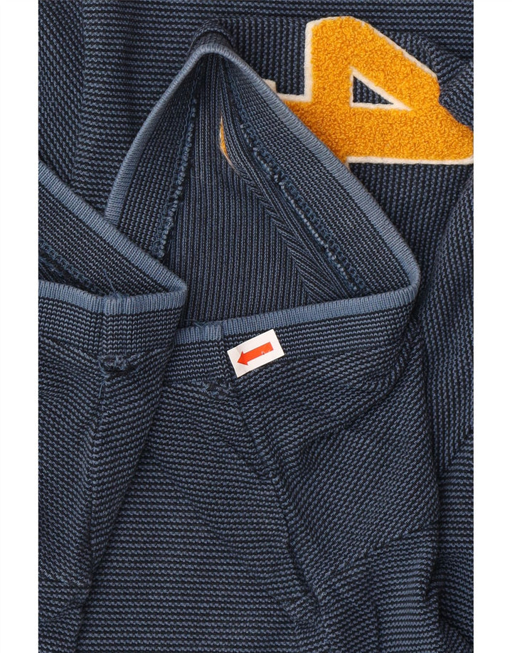 Ανδρικό SUPERDRY The Classic Polo Graphic Polo Shirt 3XL Navy Blue Pinstripe