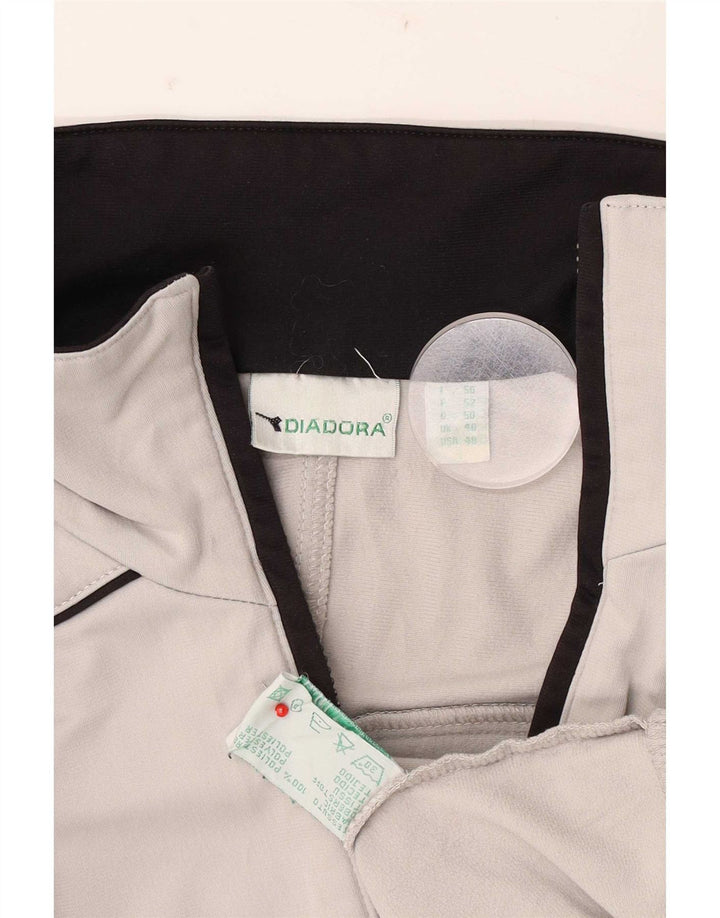Ανδρική φόρμα Diadora Top Jacket UK 40 Medium Grey Polyester
