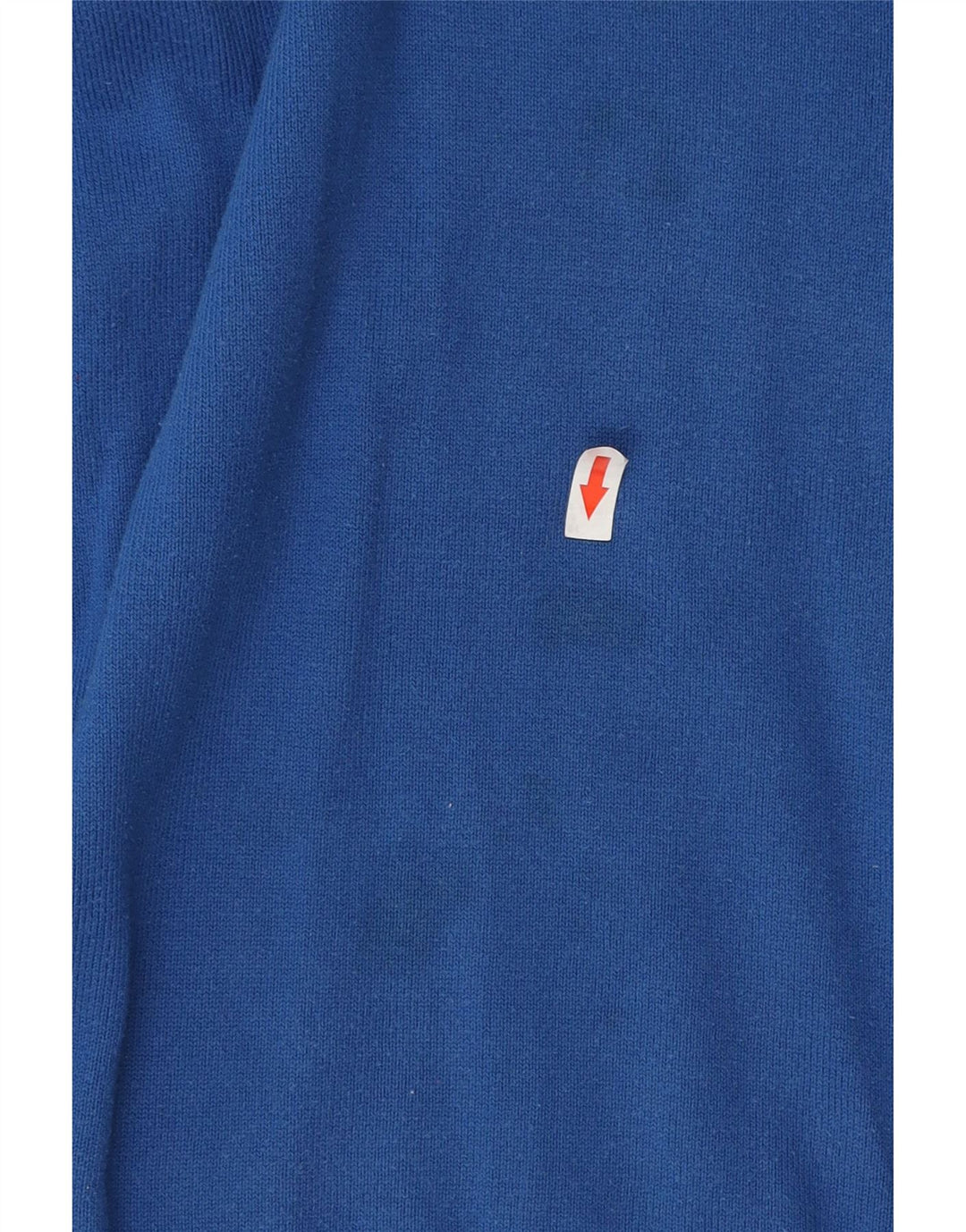 LYLE & SCOTT Ανδρικό πουλόβερ με λαιμόκοψη XL Μπλε βαμβακερό