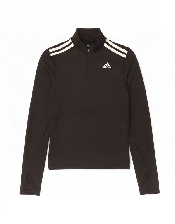 Adidas γυναικεία φόρμα πουλόβερ με φερμουάρ Aeroready Top UK 4/6 XS Μαύρο