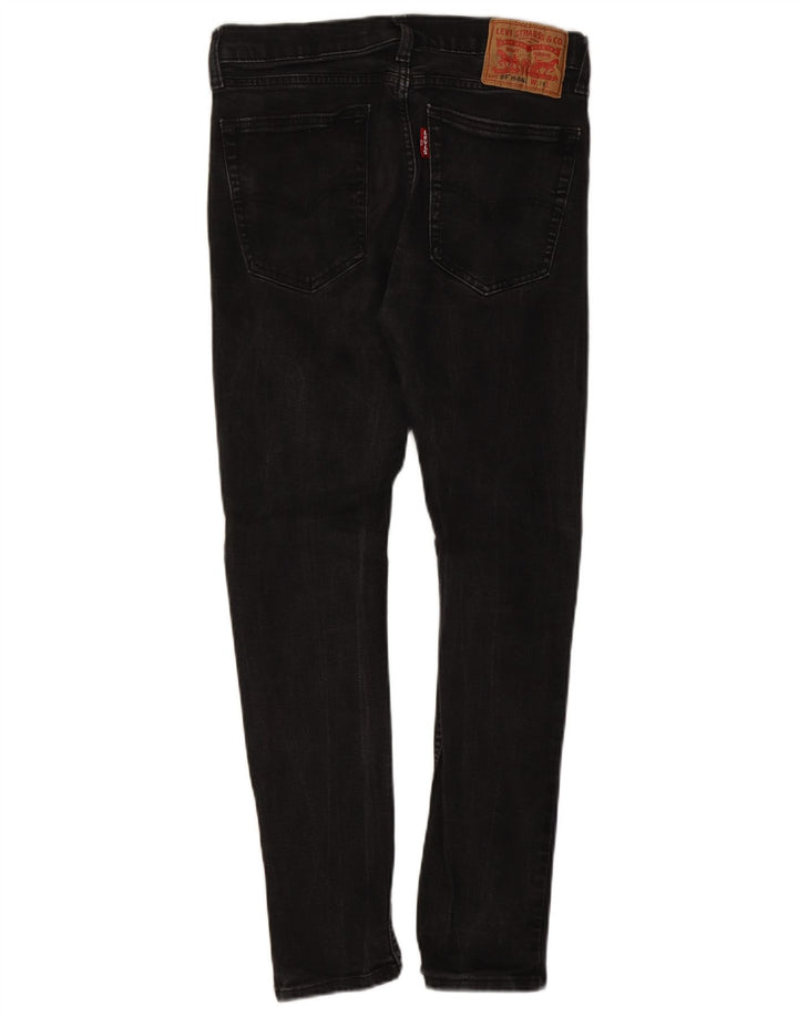LEVI'S Ανδρικό 519 Hi-Ball Skinny Jeans W34 L28 Μαύρο βαμβακερό