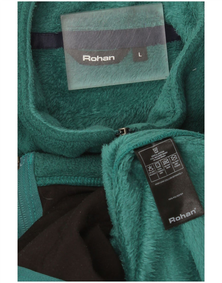 Rohan Γυναικείο Fleece Jacket UK 16 Large Green Polyester