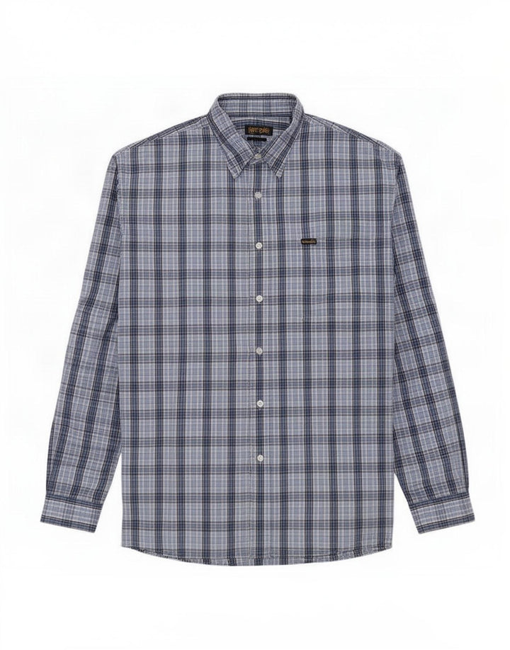 Ανδρικό πουκάμισο Wrangler XL Blue Check Cotton