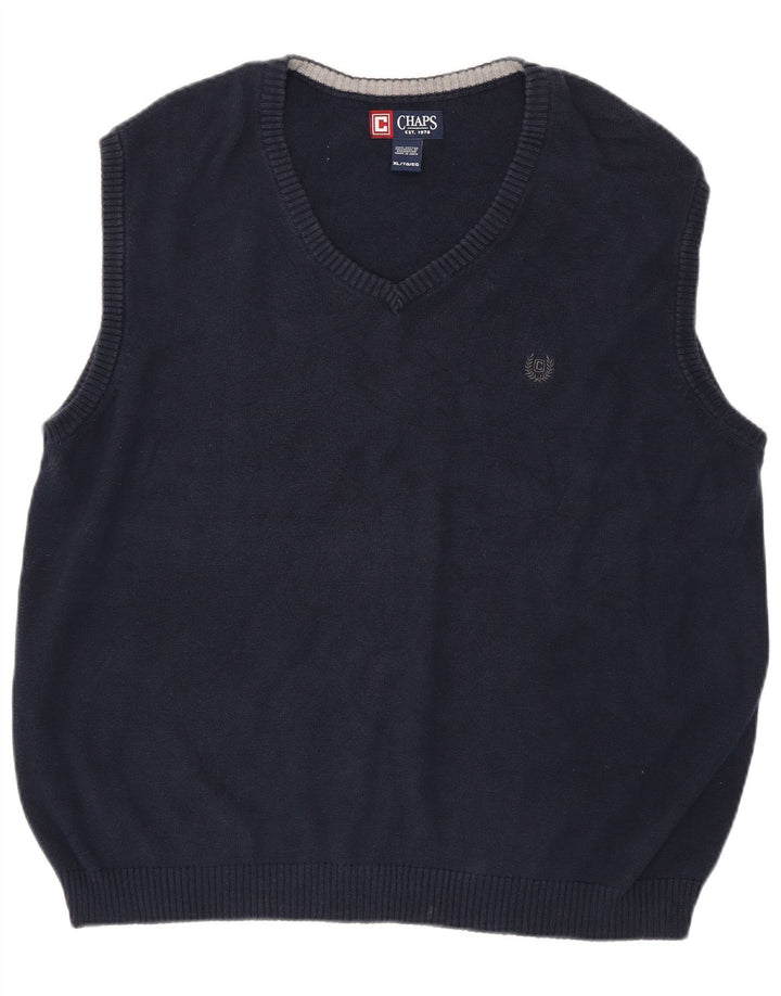 CHAPS Ανδρικό γιλέκο Tank Top XL Navy Blue Cotton