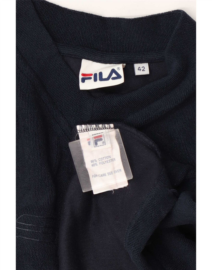 Fila Γυναικείο Φούτερ γραφικό Jumper IT 42 Medium Navy Blue Cotton