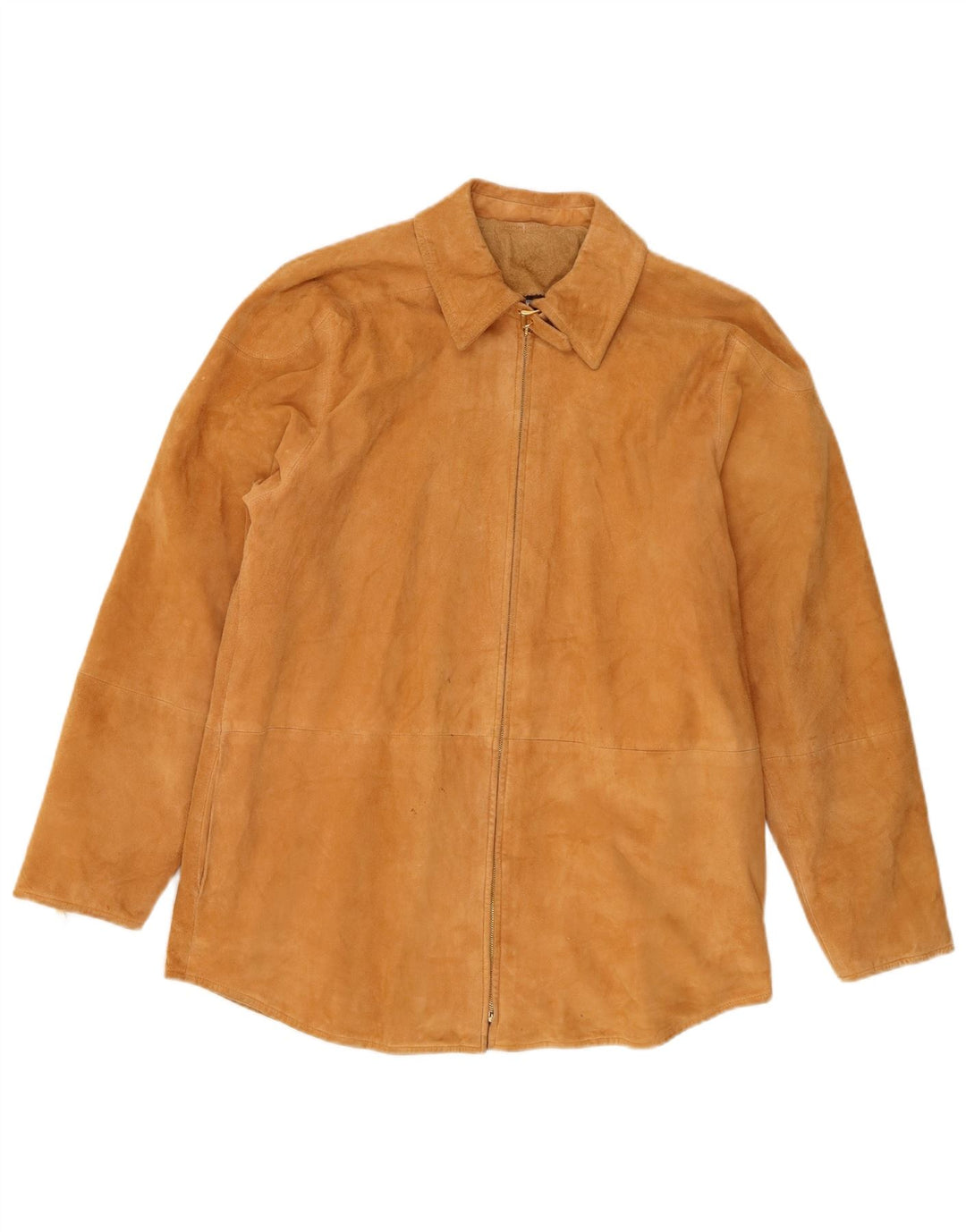 Escada Γυναικείο Suede Jacket UK 14 Medium Brown Δερμάτινο