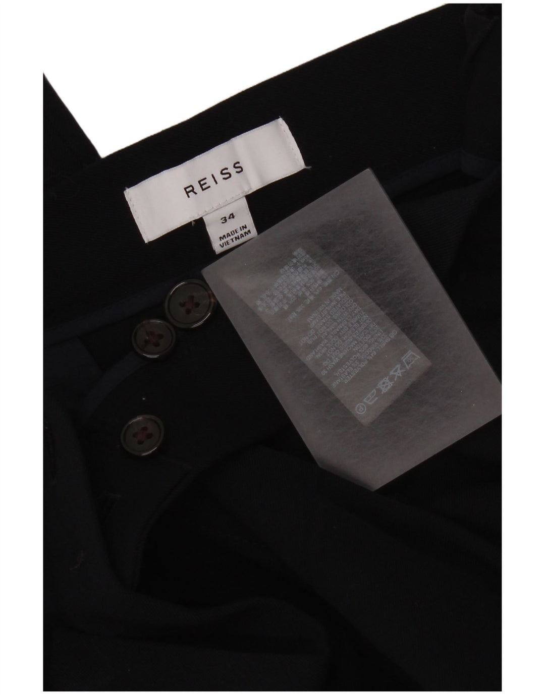 Γυναικείο ίσιο παντελόνι Chino Reiss W34 L30 Navy Blue Polyester