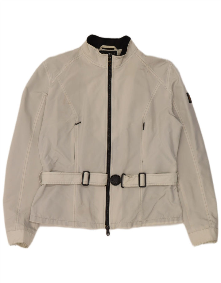 Refrigiwear Γυναικείο μπουφάν βροχής UK 14 Large White Polyamide