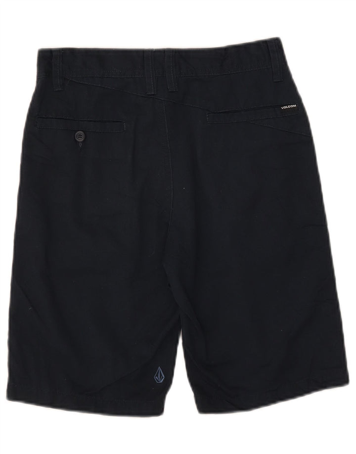 VOLCOM Boys Chino Shorts 13-14 Years W27 Navy Blue