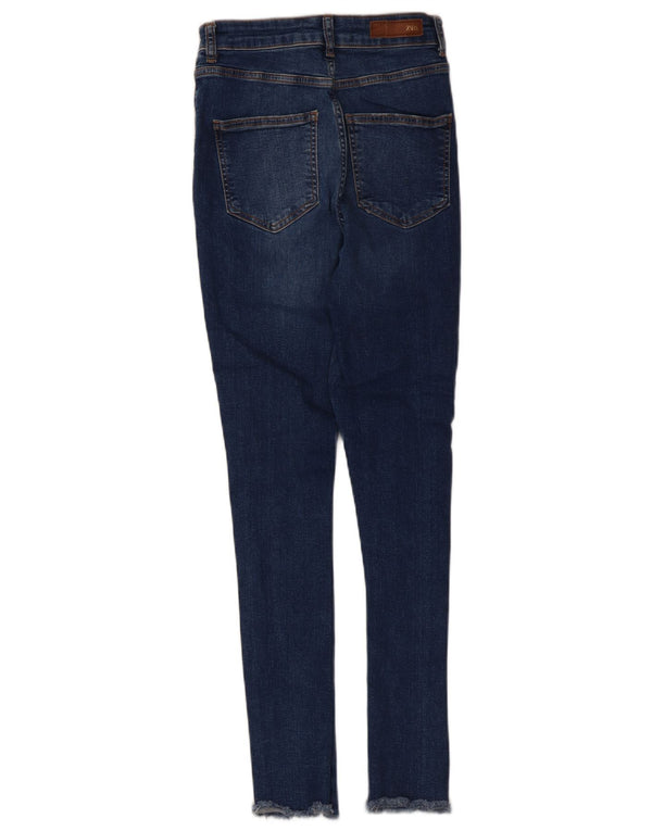 Zara Γυναικείο Skinny Jeans EU 36 XS W26 L28 Blue