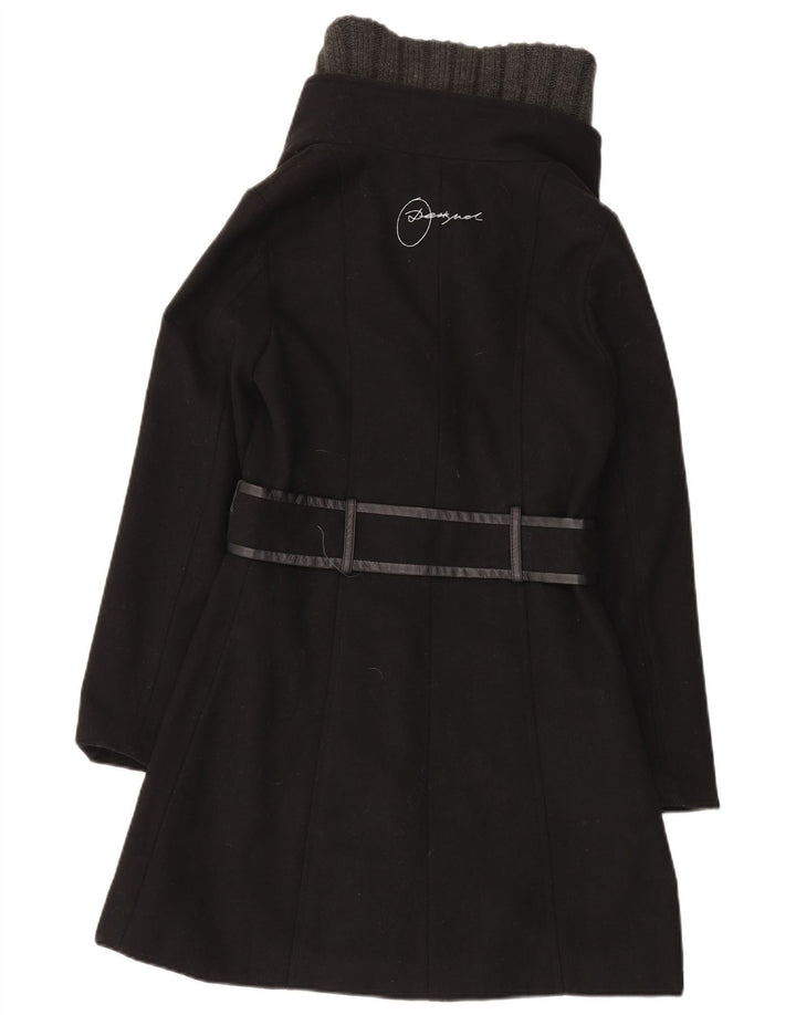 Γυναικείο παλτό Desigual Graphic EU 36 Small Black Polyester
