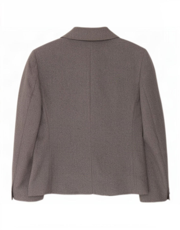 St Michael Γυναικείο Μπουφάν Blazer UK 14 Large Grey Wool