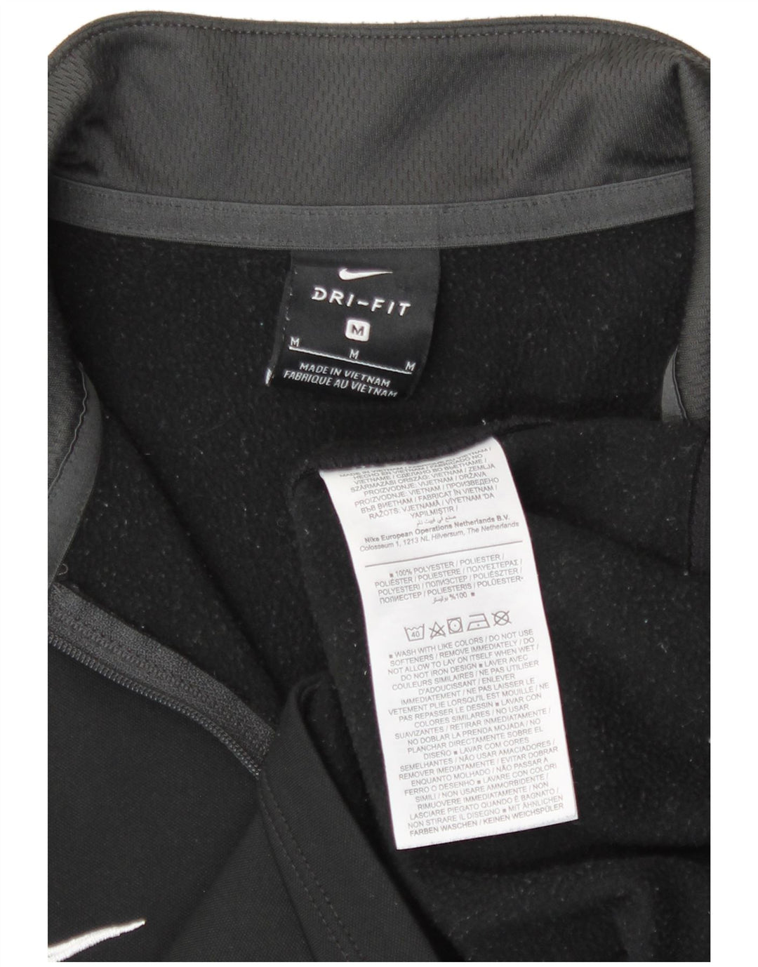 Ανδρική φόρμα πουλόβερ Nike Top Medium Black Colourblock Polyester