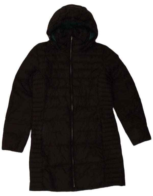 Timberland Γυναικείο παλτό με κουκούλα UK 16 Large μαύρο πολυεστέρα