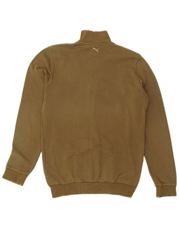 PUMA Boys αθλητική φόρμα Top Jacket 15-16 Years Khaki Cotton