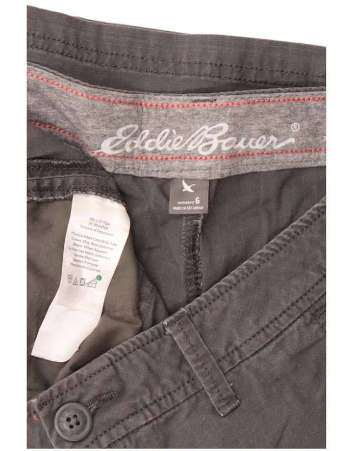 Eddie Bauer Γυναικείο σορτς Cargo με ελαφρά καμπύλες US 6 Medium W30 Γκρι βαμβακερό