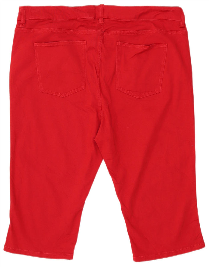 CHAPS Γυναικείο Σορτς Βερμούδα US 18 2XL W38 Κόκκινο βαμβακερό
