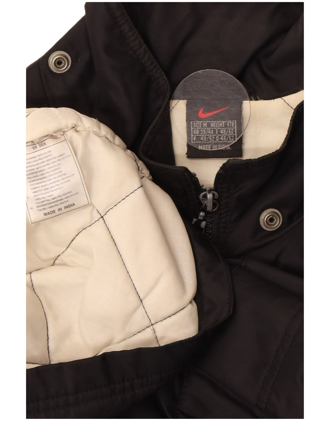 Ανδρικό παλτό Nike Graphic Windbreaker UK 39/41 Medium Black