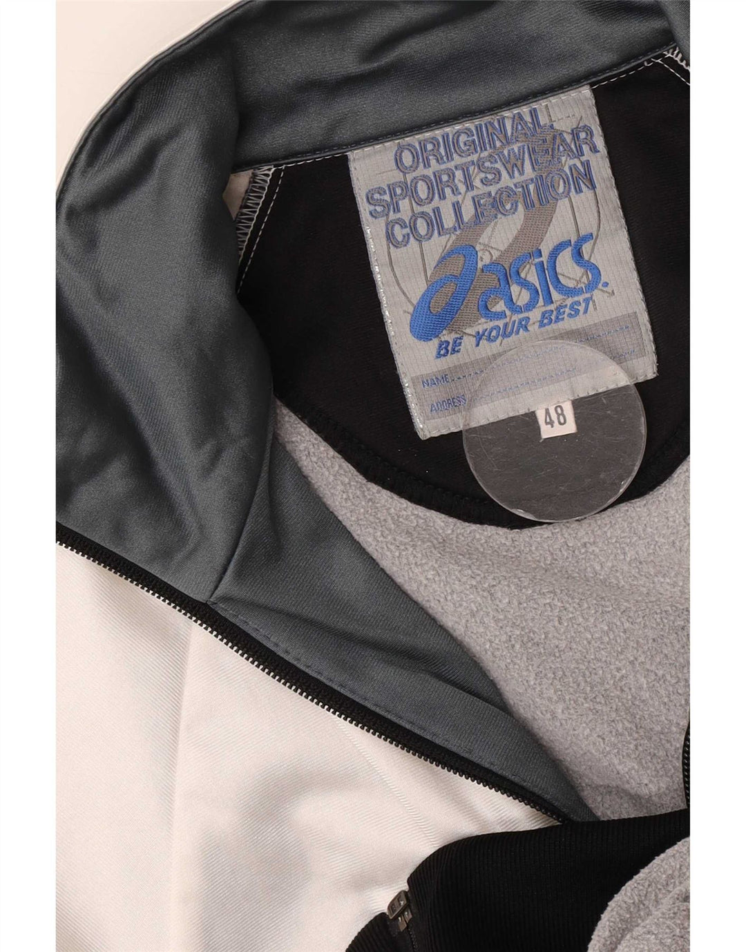 Ανδρική φόρμα γραφικών Asics Top Jacket IT 48 Medium Black Colourblock
