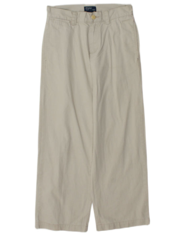 Polo Ralph Lauren Boys Φαρδύ παντελόνι Chino 9-10 ετών W24 L24 Μπεζ
