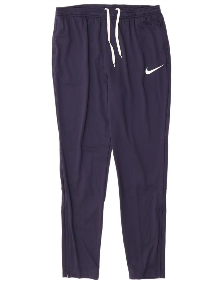 Ανδρικό παντελόνι αθλητικής φόρμας Nike Dri Fit Μεγάλο μπλε ναυτικό πολυεστέρα