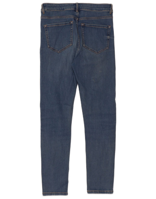 Marks & Spencer Γυναικεία Skinny Jeans UK 8 Small W28 L26 Blue Cotton