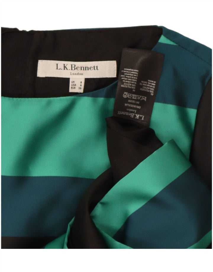 Λ.Κ. Γυναικείο φόρεμα Bennett με θήκη UK 8 Small Black Colourblock Polyester