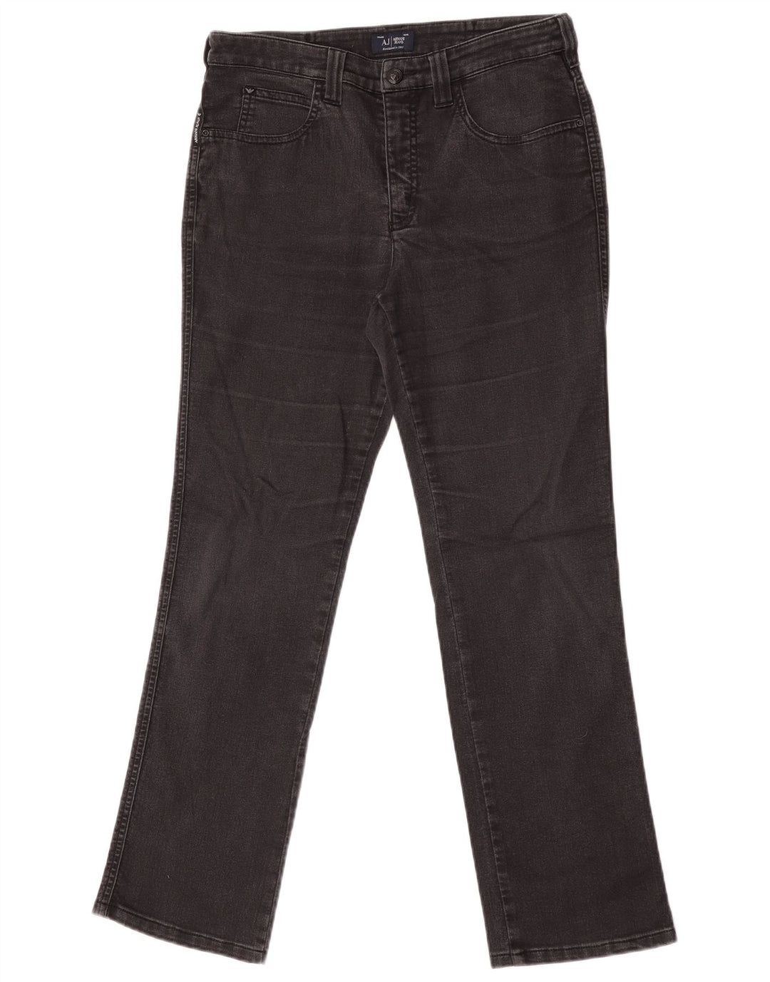 Armani Γυναικείο ίσιο τζιν W30 L30 μαύρο βαμβακερό