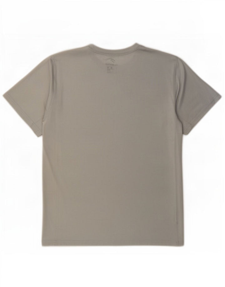 Ανδρικό γραφικό μπλουζάκι Nike Dri Fit, μεσαίο γκρι πολυεστέρας
