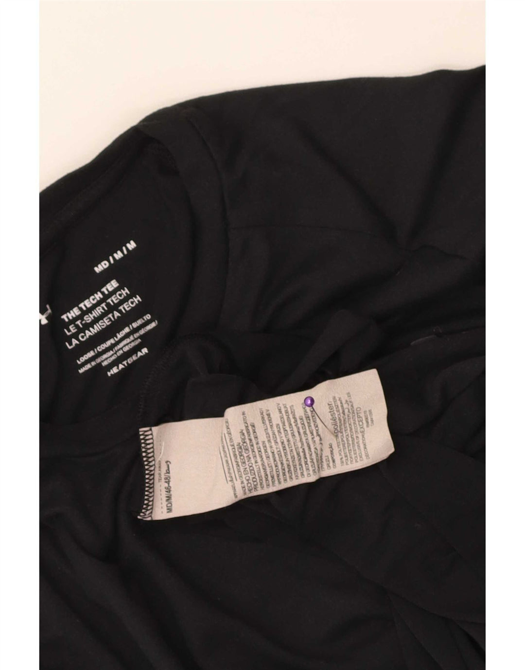 Ανδρικό μπλουζάκι Under Armour Heat Gear Top Medium Μαύρο Πολυεστέρας