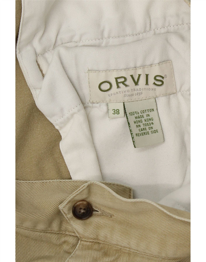 Orvis Ανδρικό Σορτς Cargo W38 XL Χακί βαμβακερό